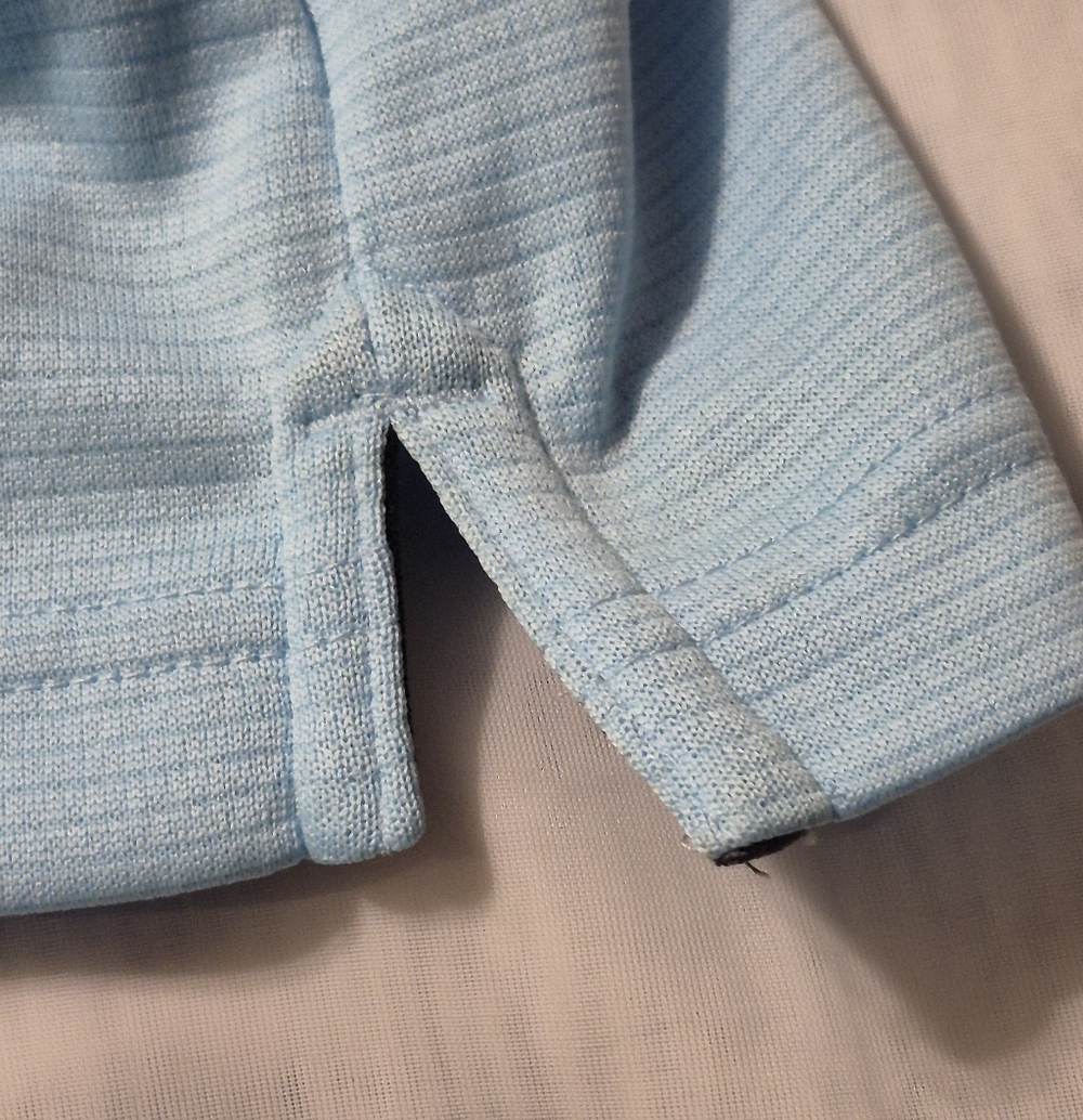 NWT Under Armour Large Men's Short Sleeve Sky Blue Polo Shirt - Picture 8 of 11